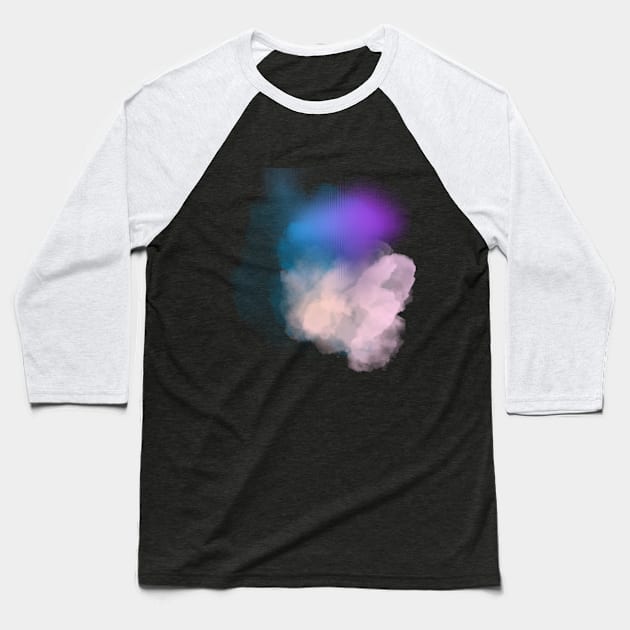 Color Abstraction Baseball T-Shirt by Clothes._.trends